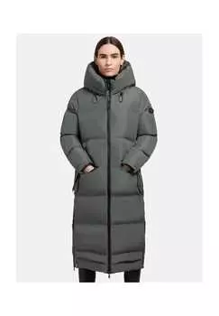 Стеганое пальто аромат-ym Khujo, зеленый