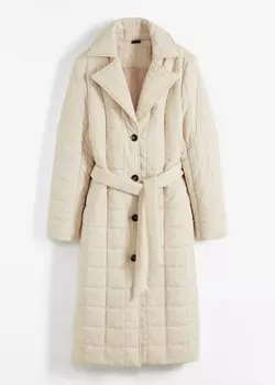 Стеганое пальто Bodyflirt, бежевый