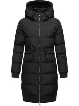 Стеганое пальто бриош Ragwear, черный