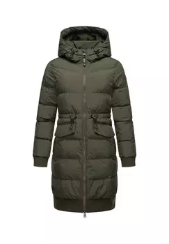 Стеганое пальто Бриош Ragwear, темно-оливковый