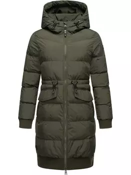 Стеганое пальто бриош Ragwear, зеленый