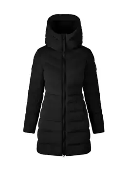 Стеганое пальто Clair Canada Goose, черный