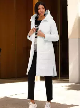 Стеганое пальто Classic Basics, белый