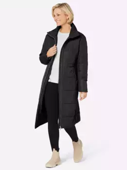 Стеганое пальто Classic Basics, черный