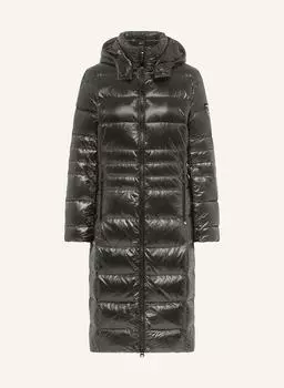 Стеганое пальто dalia long2 со съемным капюшоном Frieda & Freddies, зеленый