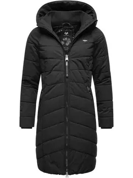 Стеганое пальто dizzie Ragwear, черный