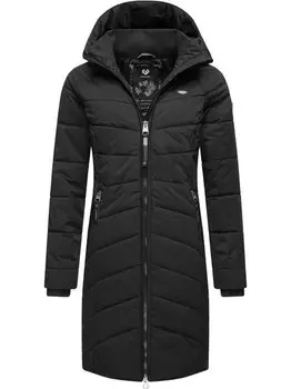 Стеганое пальто dizzie Ragwear, черный