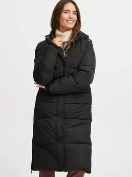 Стеганое пальто Fransa, черный