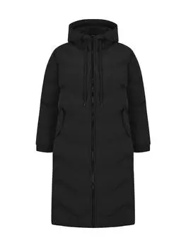 Стеганое пальто Freshlions, черный