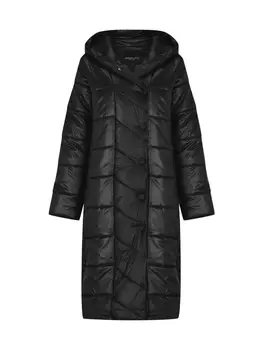Стеганое пальто Freshlions, черный