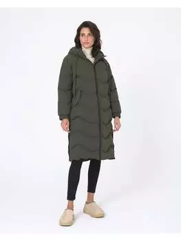 Стеганое пальто Freshlions, хаки