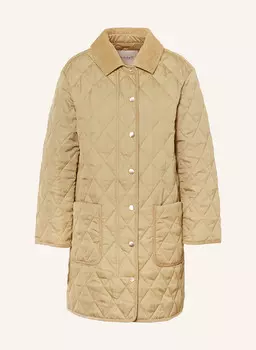 Стеганое пальто Gant, бежевый