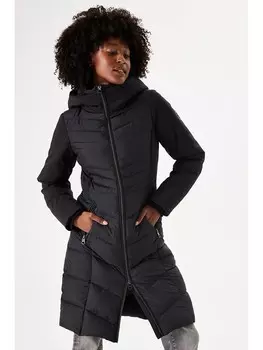 Стеганое пальто Garcia Steppmantel, черный