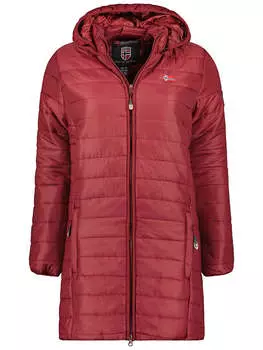 Стеганое пальто Geographical Norway, бордовый