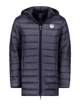Стеганое пальто Geographical Norway, темно-синий