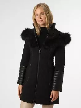 Стеганое пальто Guess, черный