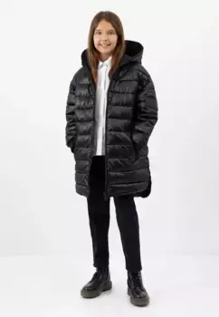 Стеганое пальто Гулливер с капюшоном Gulliver, синий