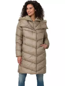 Стеганое пальто Heine, бежевый
