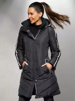 Стеганое пальто Heine, черный