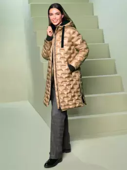 Стеганое пальто Heine, цвет Camel