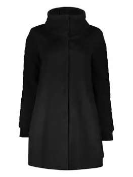 Стеганое пальто Herno, черный