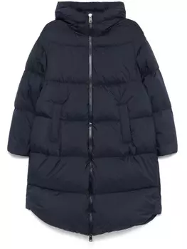 Стеганое пальто Herno, синий