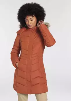 Стеганое пальто Icepeak "PAIVA", согревающее, водоотталкивающее и ветрозащитное, цвет Rost
