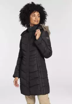 Стеганое пальто Icepeak "PAIVA", согревающее, водоотталкивающее и ветрозащитное, черный