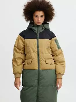 Стеганое пальто ихбунала Ichi, зеленый