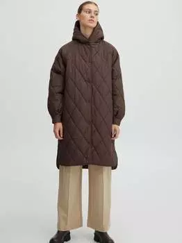 Стеганое пальто ихханса Ichi, коричневый