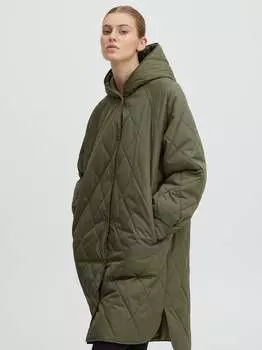 Стеганое пальто ихханса Ichi, зеленый