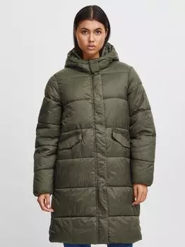 Стеганое пальто ихзорано Ichi, зеленый