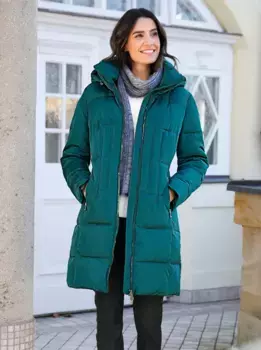 Стеганое пальто Inspirations Inspirationen, цвет Petrol