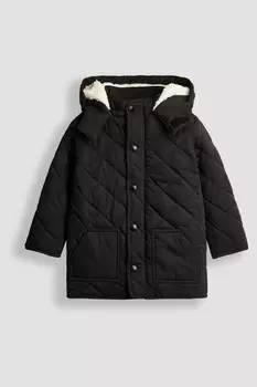 Стеганое пальто Jojo Maman Bb, черный
