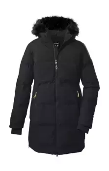 Стеганое пальто Killtec "KOW 209 WMN QLTD PRK", черный