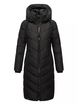 Стеганое пальто кремового цвета catzii xiv Navahoo, черный