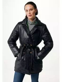 Стеганое пальто Mexx, черный