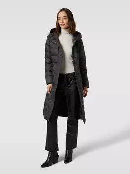 Стеганое пальто на потайной молнии s.Oliver BLACK LABEL, черный