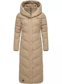 Стеганое пальто наталка удлиненное Ragwear, бежевый