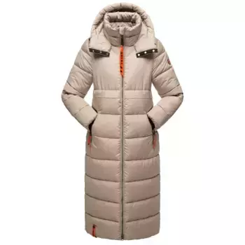 Стеганое пальто Navahoo "Хрустальный цветок", модное, стеганое женское зимнее пальто, коричневый