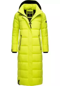 Стеганое пальто Navahoo "Isalie", классическое зимнее пальто со съемным капюшоном, зеленый