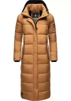 Стеганое пальто Navahoo "Isalie", классическое зимнее пальто со съемным капюшоном, цвет Camelfarben