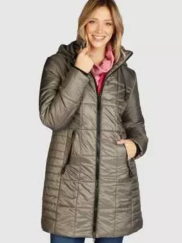 Стеганое пальто Navigazione, серый