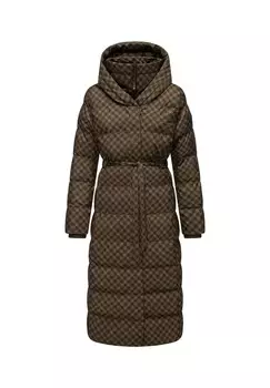 Стеганое пальто Niara Long Print Ragwear, коричневый