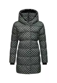 Стеганое пальто Niara с принтом Ragwear, пыльно-зеленый