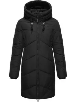 Стеганое пальто новиста Ragwear, черный