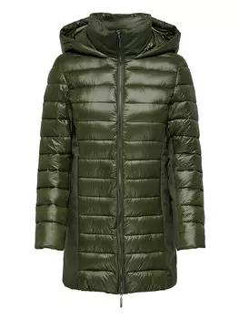 Стеганое пальто ONLY Steppmantel, темно-зеленый