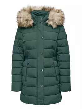 Стеганое пальто ONLY Steppmantel, зеленый