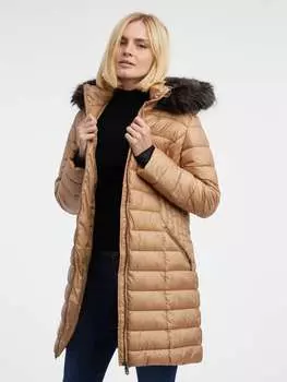 Стеганое пальто orsay, светло-коричневый