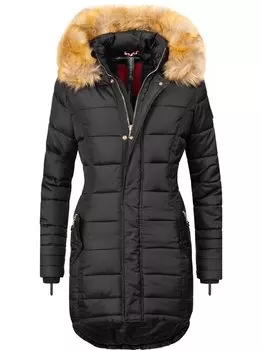 Стеганое пальто папайя Navahoo, черный